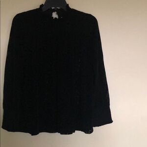 Lee suy R & D lace velvet top